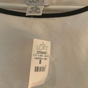 White linen dress with lining never worn